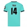Maglie da calcio Wolves Tolu Arokodare #14 Seconda Maglia 2025-26 Manica Corta Maglie da calcio Wolves Tolu Arokodare #14 Seconda Maglia 2025-26 Manica Corta